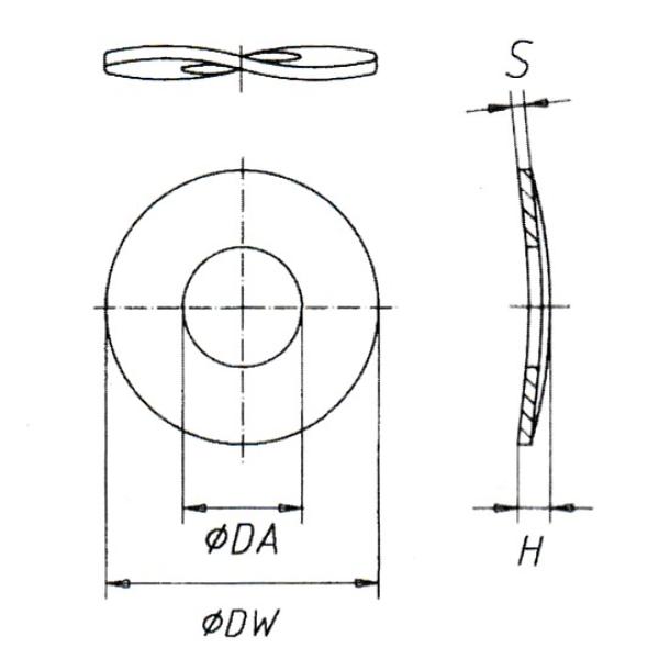 DIN 137 - B - Curved spring washers